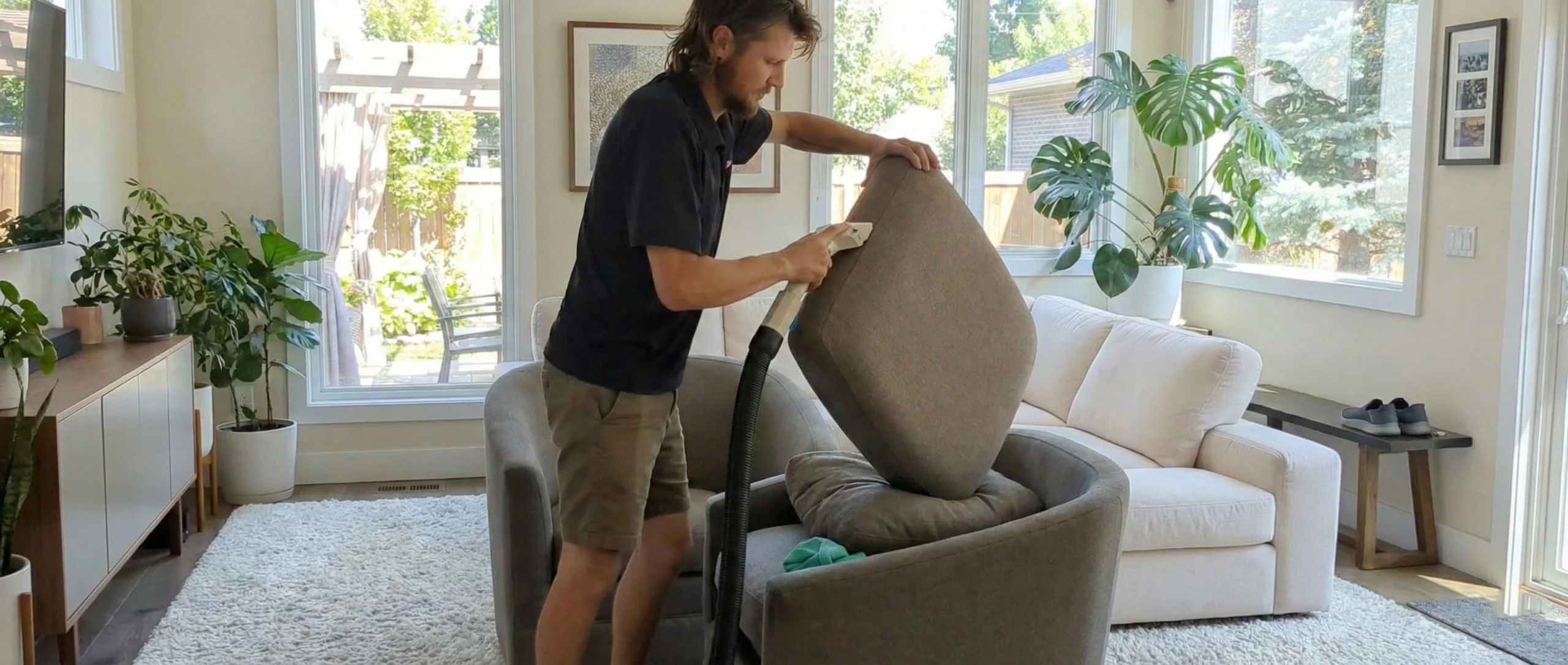 Upholstery cleaning